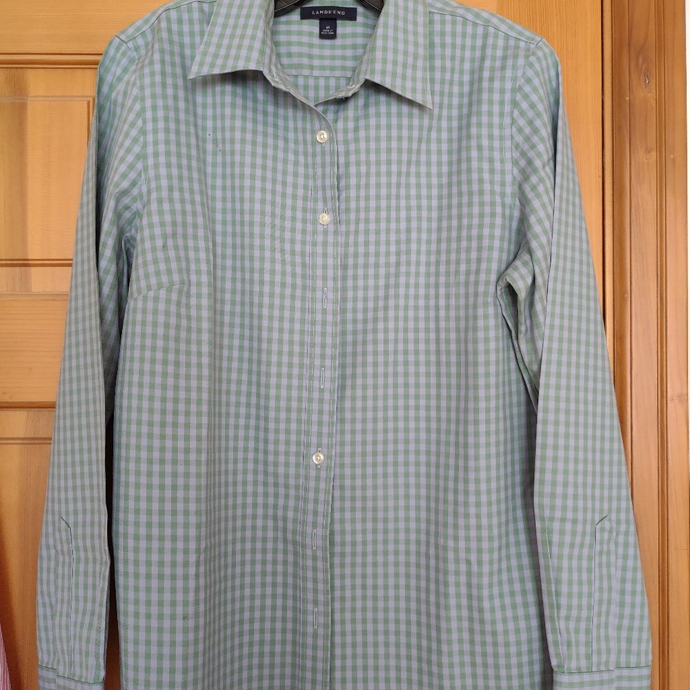 Lands End Women's No Iron PinPoint Oxford